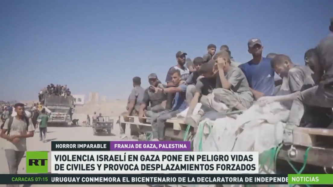 Violencia israelí en Gaza pone en peligro vidas de civiles y provoca desplazamientos forzados