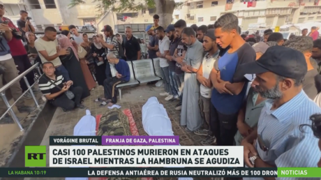 Casi 100 palestinos murieron en ataques de Israel mientras la hambruna se agudiza