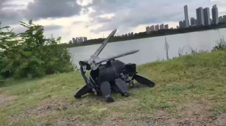 Ingenioso dron chino impreso en 3D y capaz de volar, nadar y lanzar misiles se vuelve viral