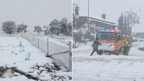VIDEOS: Fuerte nevada azota el sureste de Australia