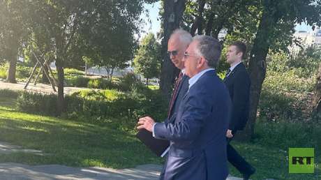 Primeras imágenes del enviado de Trump en su visita a Moscú