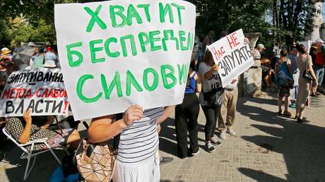 Protesta para exigir la liberación de la líder opositora moldava (VIDEO, FOTOS)