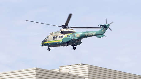 Hombre dispara a un helicóptero policial en un ataque de ira durante su fiesta de cumpleaños