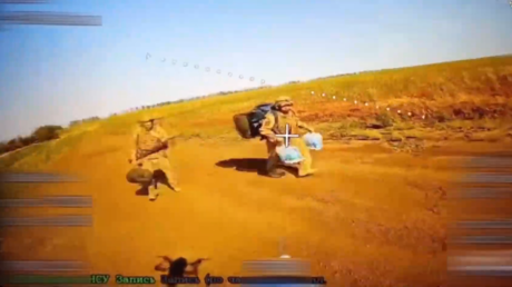 Múltiples impactos de drones arrasan defensas de las tropas de Ucrania (VIDEO)