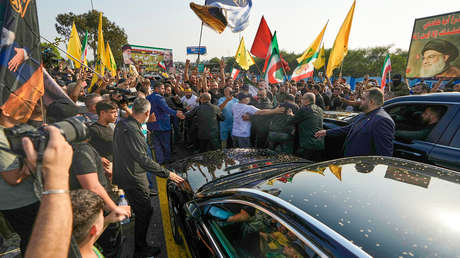 VIDEO: Jefe de seguridad de Irán es recibido con júbilo en Líbano