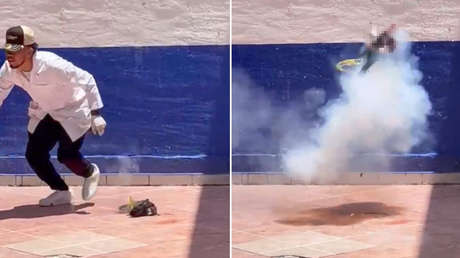 Estudiantes universitarios hacen explotar a un gato con pirotecnia en México