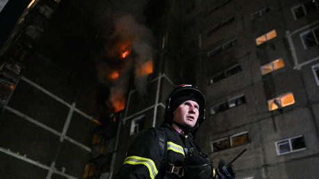 Muere una mujer por el impacto de un dron ucraniano contra un edificio residencial en Kursk