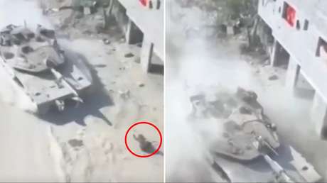 FUERTE VIDEO: Un tanque israelí aplasta a una persona