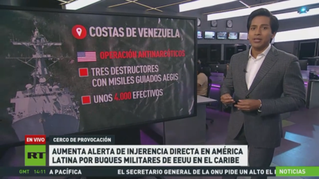 Aumenta alerta de injerencia directa en América Latina por buques militares de EE.UU. en el Caribe
