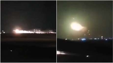 VIDEO: Un caza de producción estadounidense se incendia al despegar