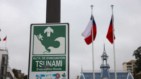 Amenaza de tsunami en la costa de Chile tras sismo de 7,5 grados