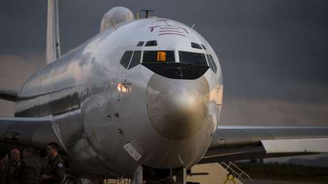 Reportan que EE.UU. despliega su avión del 'juicio final' en Groenlandia