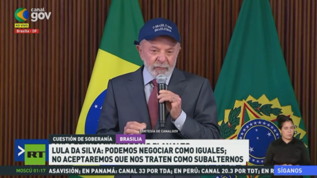Lula da Silva: "Podemos negociar como iguales; no aceptaremos que nos traten como subalternos"