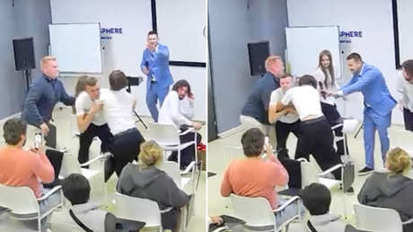 Estudiantes de derecho organizan clase sobre violencia y terminan a golpes (VIDEO)