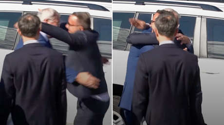 VIDEO: Canciller de Luxemburgo salta a los brazos de su par ucraniano