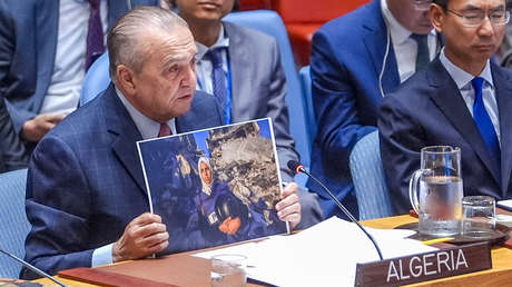 Embajador argelino casi llora en la ONU al leer la carta de una periodista asesinada por Israel