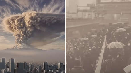 Japón simula erupción del monte Fuji con inquietantes videos