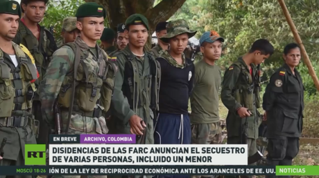 Disidencias de las FARC anuncian el secuestro de varias personas, incluido un menor