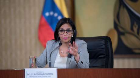 Delcy Rodríguez: EE.UU. quiere montar "una de las peores farsas y patrañas" contra Venezuela
