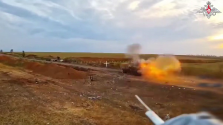 VIDEO: Drones rusos convierten el equipo enemigo en chatarra