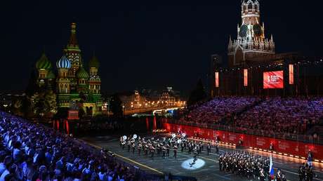 VIDEO: Así fue la clausura del festival internacional de orquestas militares en Moscú