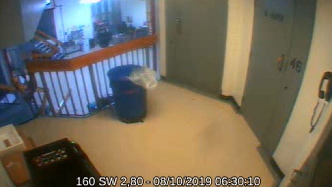 VIDEO DESDE LA PRISIÓN muestra los primeros momentos tras hallar muerto a Epstein