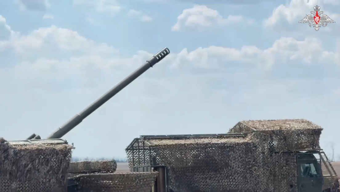 VIDEO: Artillería rusa de vanguardia actúa con precisión en el frente
