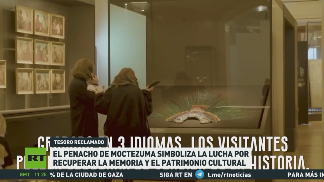 El penacho de Moctezuma simboliza la lucha por recuperar la memoria y el patrimonio cultural