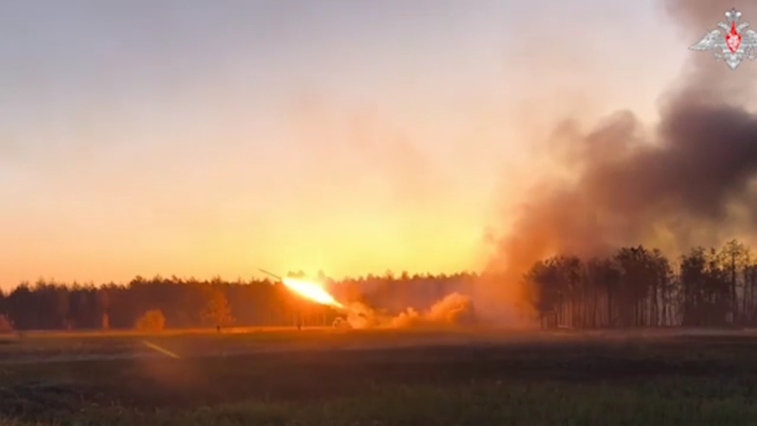 VIDEO: 'Huracán' ruso sacude posiciones ucranianas