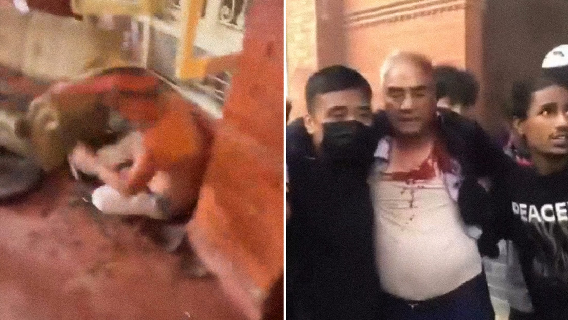 VIDEOS: Manifestantes golpean al ex primer ministro y a la canciller de Nepal en su casa