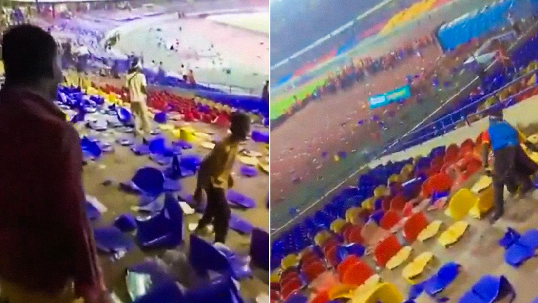 VIDEOS: Hinchas congoleses enfurecidos destrozan su propio estadio tras la derrota ante Senegal