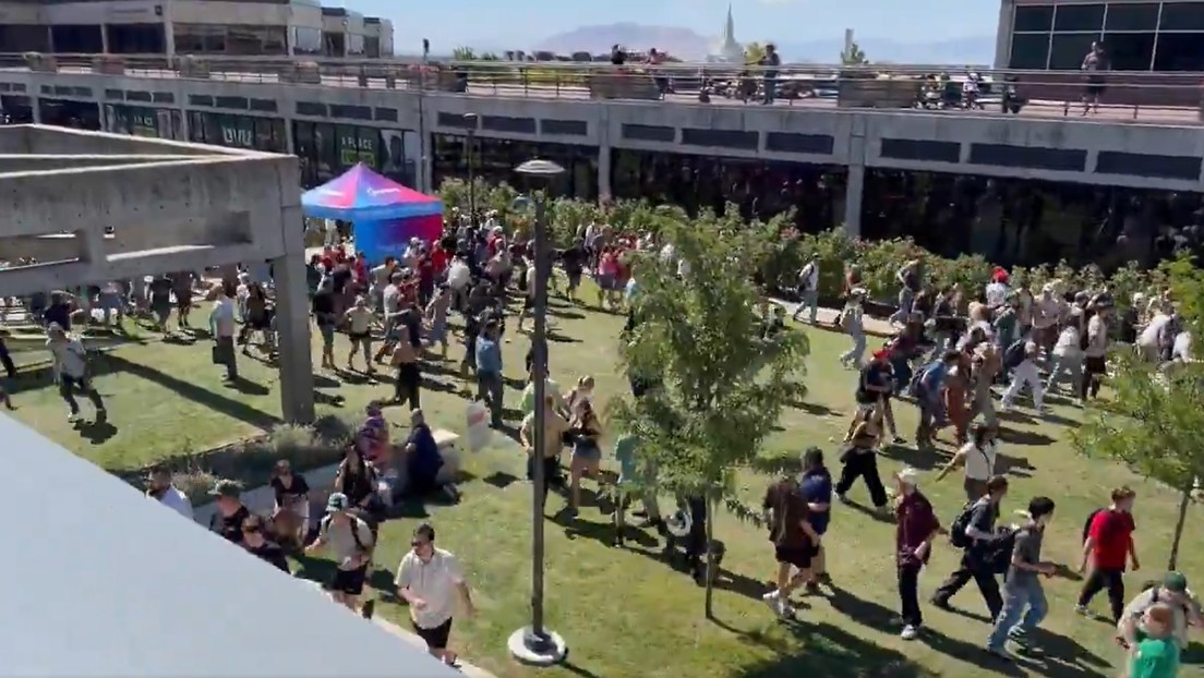 VIDEO: Caos en la Universidad del Valle de Utah tras ataque contra Charlie Kirk