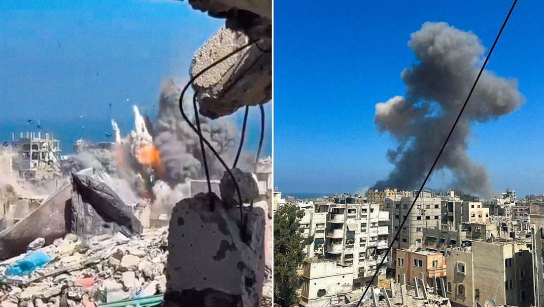 VIDEOS: Israel reduce a escombros edificios residenciales en Gaza