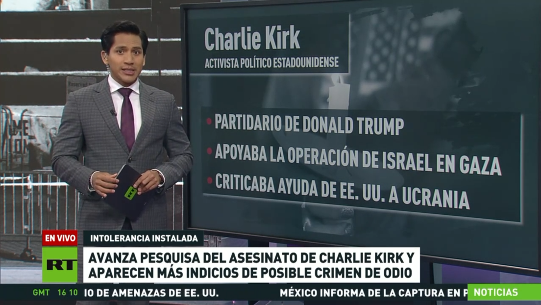 Avanza la pesquisa del asesinato de Charlie Kirk y aparecen más indicios de posible crimen de odio