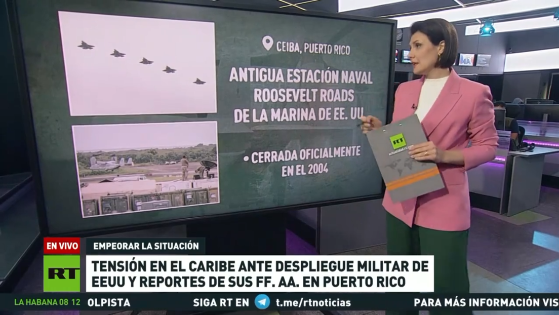 Tensión en el Caribe ante despliegue militar de EE.UU. y reportes sobre sus FF.AA. en Puerto Rico