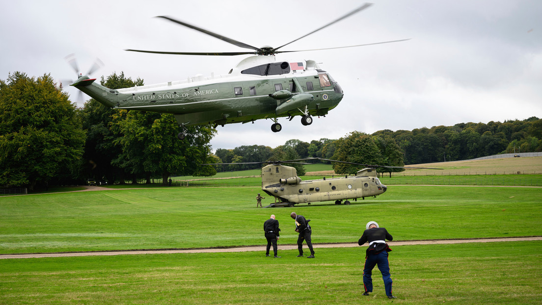 Helicóptero con Donald y Melania Trump a bordo sufre un fallo en pleno vuelo