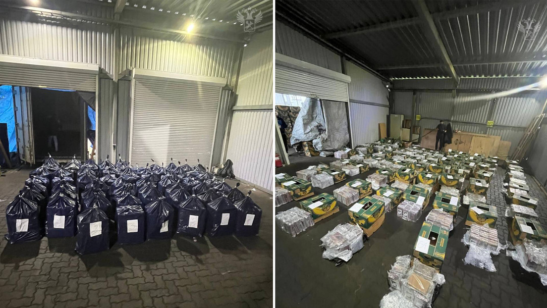 VIDEO: Rusia incauta un cargamento de cocaína récord desde Latinoamérica con un peculiar 'disfraz'