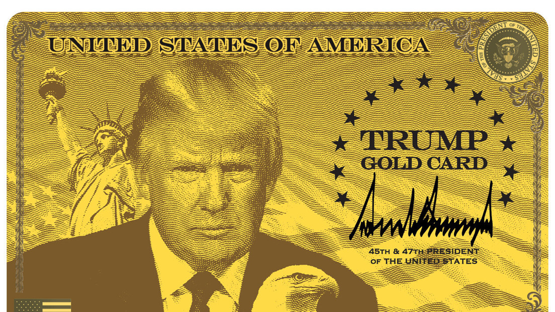 Trump lanza su 'tarjeta dorada' para "desbloquear la vida en EE.UU." a cambio de un alto costo