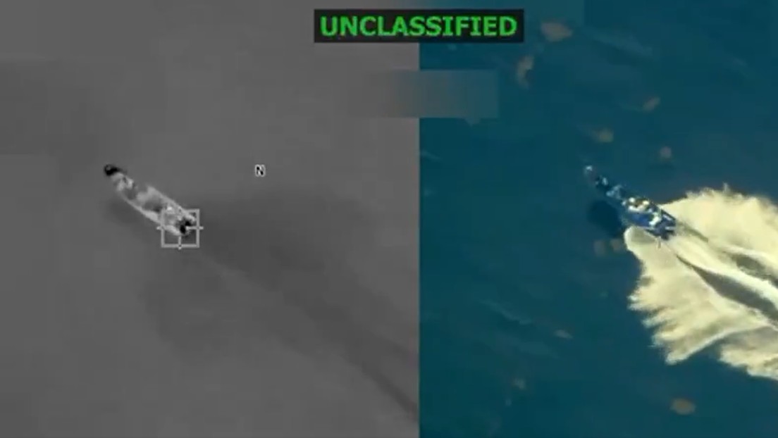 VIDEO: Trump muestra el ataque a otro barco que "traficaba narcóticos ilícitos"