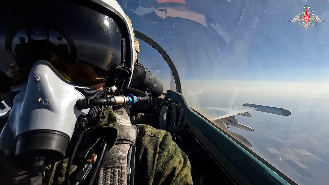 VIDEO: Los cazas Su-35S rusos garantizan la superioridad aérea en operaciones de combate