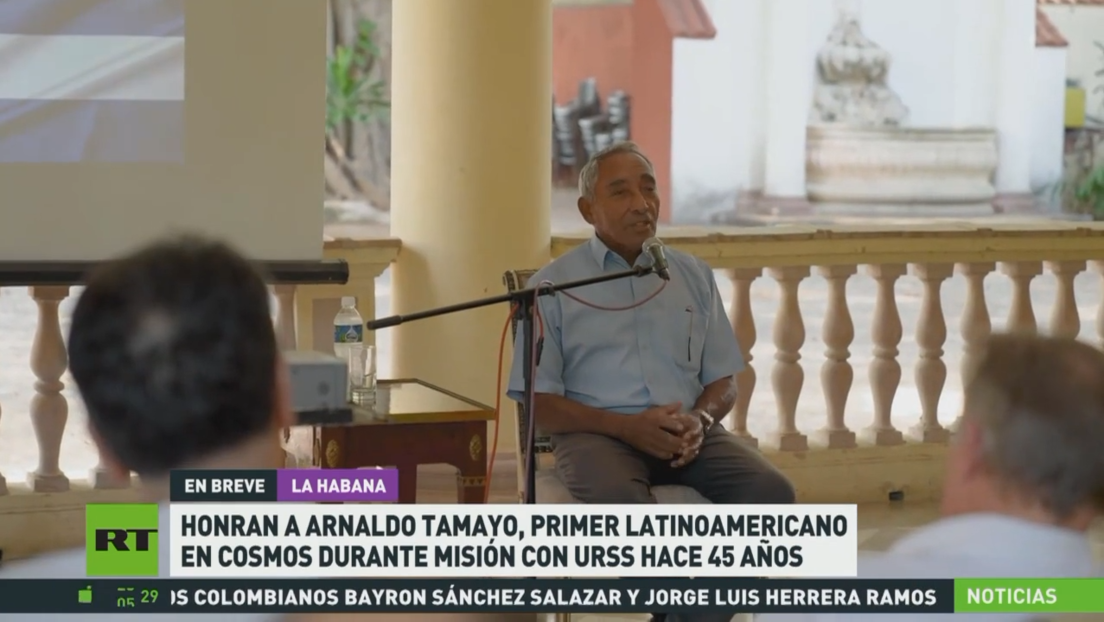 Honran a Arnaldo Tamayo, el primer latinoamericano que voló al espacio en misión con la URSS hace 45 años