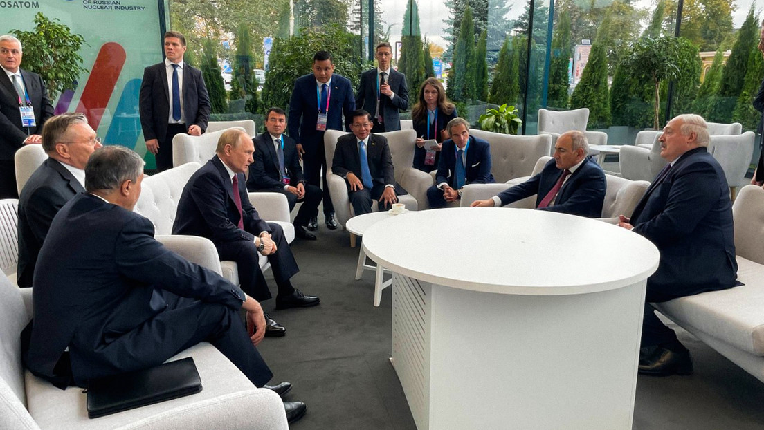 FOTOS, VIDEO: Putin se reúne con dirigentes extranjeros en el foro Semana Atómica Mundial