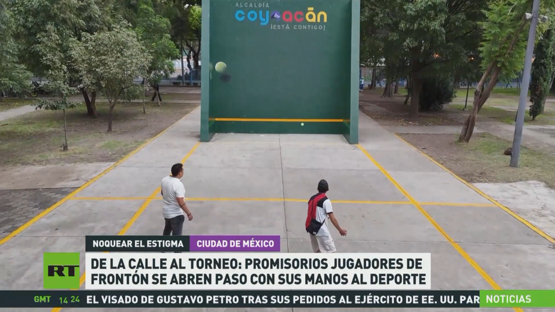 De la calle al torneo: Promisorios jugadores de frontón se abren paso con sus manos al deporte