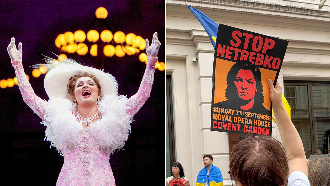 Esposa de Zelenski, decepcionada por la bienvenida en Londres a "la mejor soprano del mundo", Anna Netrebko