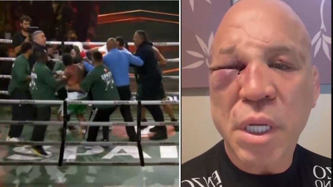 Leyenda de la MMA termina noqueado y con fracturas en trifulca al final de una pelea (VIDEO BRUTAL)
