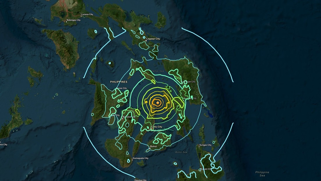 Un sismo de magnitud 6,9 sacude Filipinas