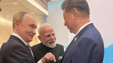 VIDEOS: Encuentro cordial de Putin, Modi y Xi antes de la cumbre de la OCS