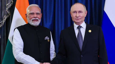Encuentro cordial entre Putin y Modi sella una alianza estratégica ante el enfriamiento con Occidente