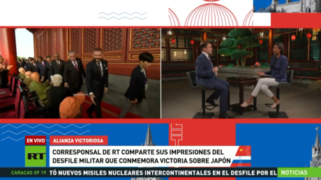 Corresponsal de RT comparte sus impresiones del desfile militar conmemorativo de la victoria de China sobre Japón