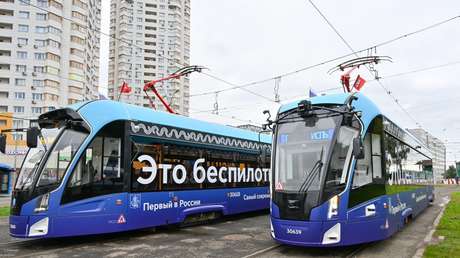 Rusia pone en marcha su primer tranvía sin conductor